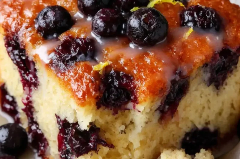 Mary Berry Lemon And Blueberry Traybake​ Recipe