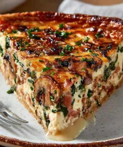 Mary Berry Mushroom Quiche​ Recipe