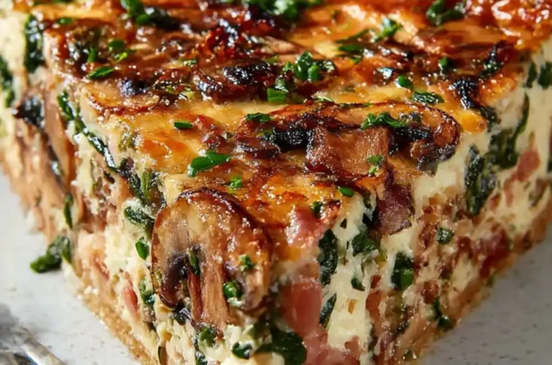 Mary Berry Mushroom Quiche​ Recipe