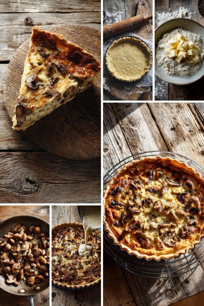 Mary Berry Mushroom Quiche​ Recipe