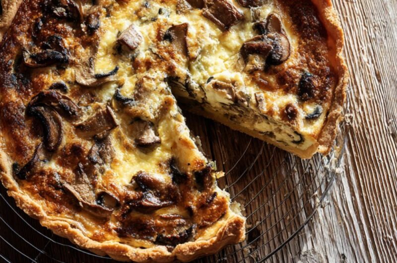 Mary Berry Mushroom Quiche​ Recipe