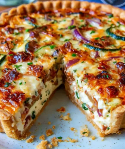 Mary Berry Roasted Vegetable Quiche​ Recipe