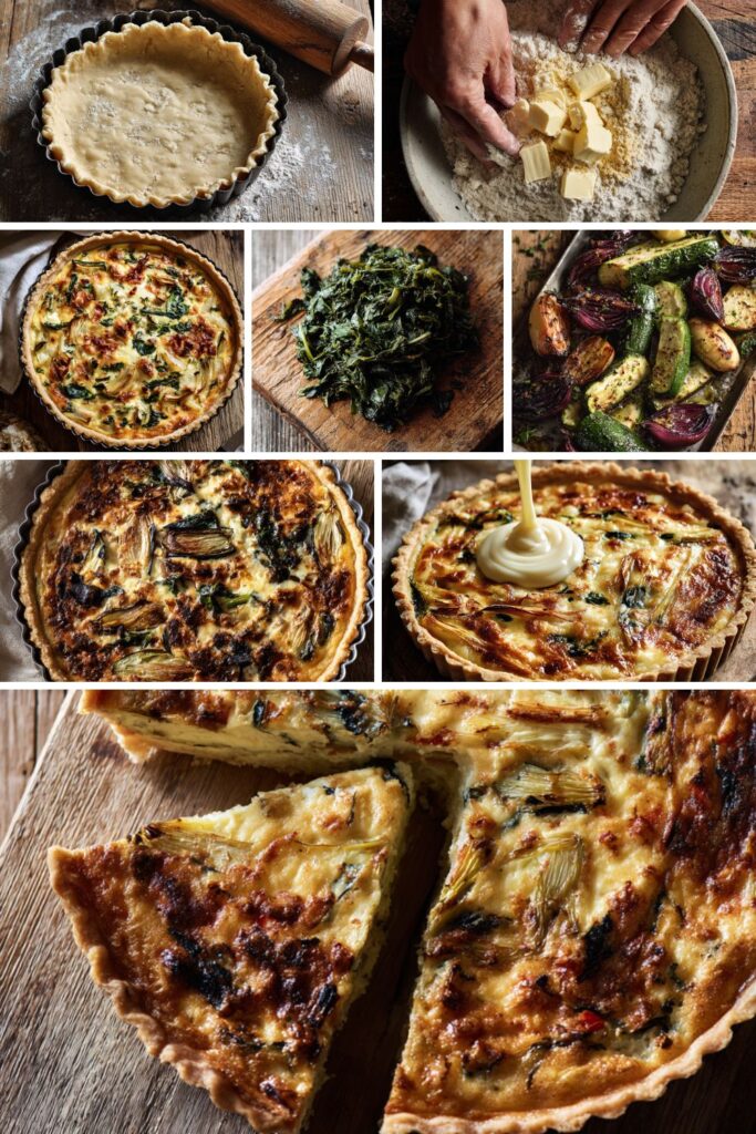Mary Berry Roasted Vegetable Quiche​ Recipe