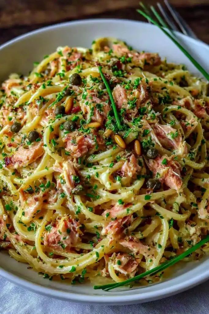 Mary Berry Salmon Linguine Pasta​