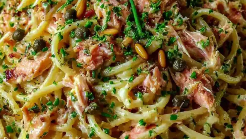 Mary Berry Salmon Linguine Pasta​