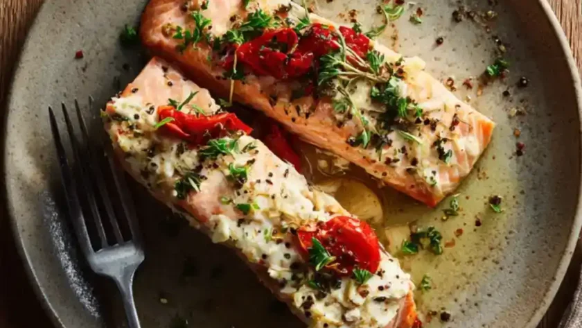 Mary Berry Salmon With Cream Cheese And Peppers​ Recipe