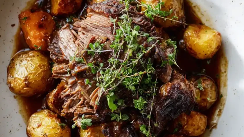 Mary Berry Slow Roast Lamb Shoulder With Potatoes​