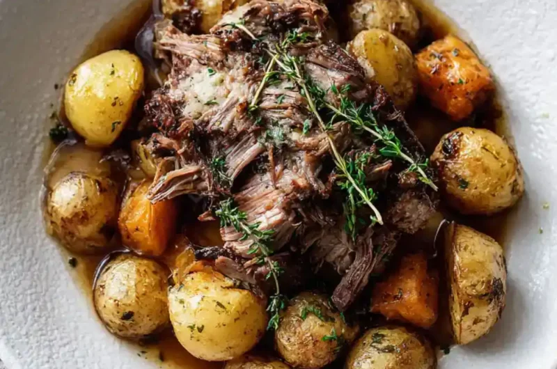 Mary Berry Slow Roast Lamb Shoulder With Potatoes​