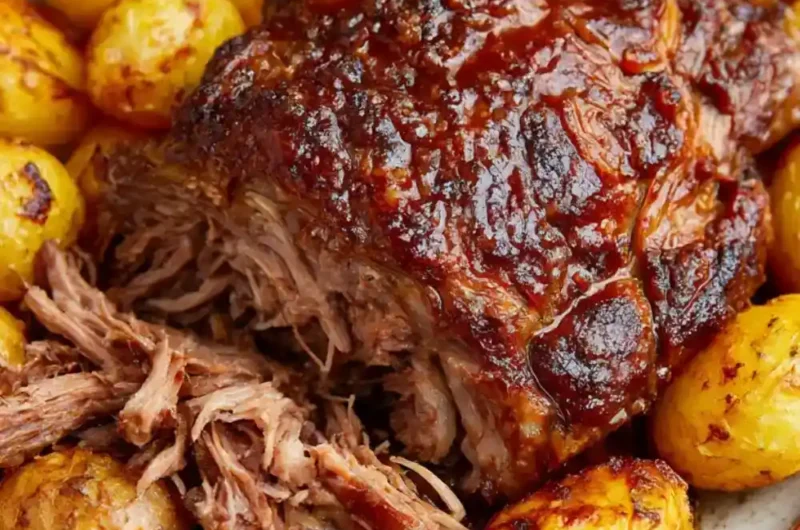Mary Berry Slow Roast Lamb Shoulder With Potatoes​