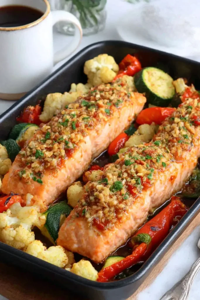 Mary Berry Thai Salmon Tray Bake