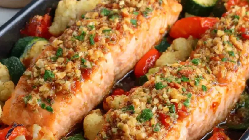 Mary Berry Thai Salmon Tray Bake