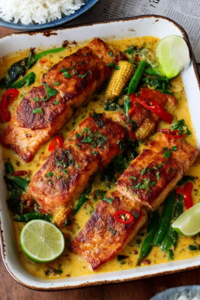 Mary Berry Thai Style Salmon Traybake​ Recipe