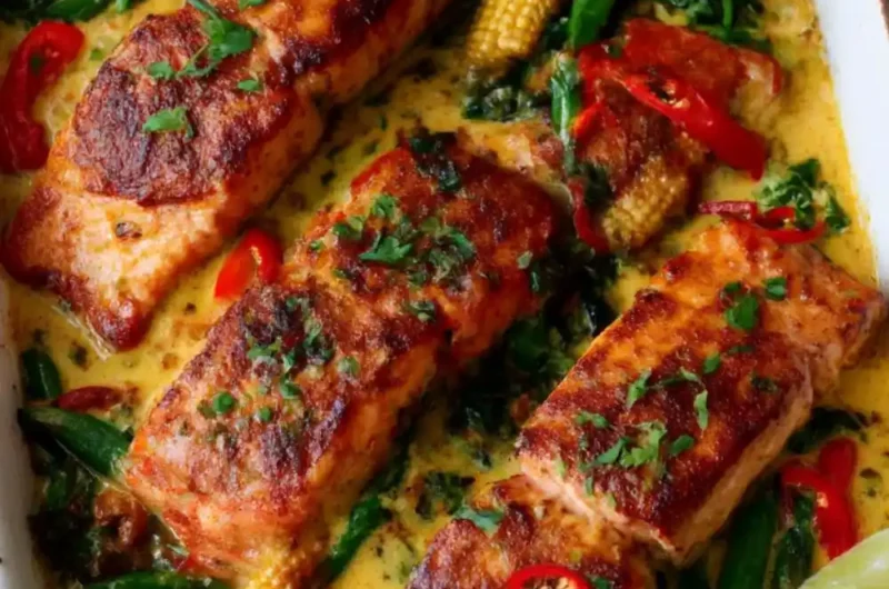 Mary Berry Thai Style Salmon Traybake​ Recipe
