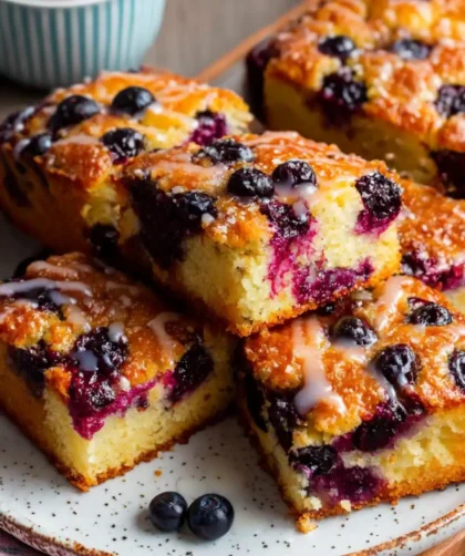Mary Berry​ Blueberry Traybake Recipe