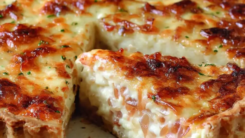 Mary Berry​ Cheese And Onion Quiche Recipe