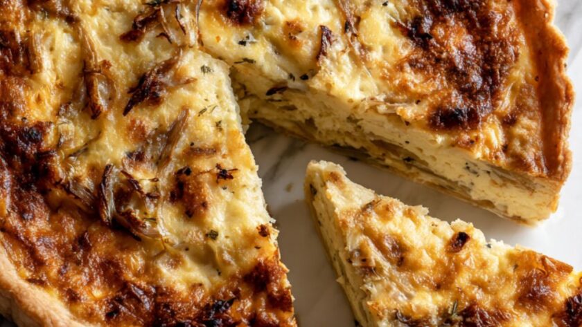 Mary Berry​ Cheese And Onion Quiche Recipe