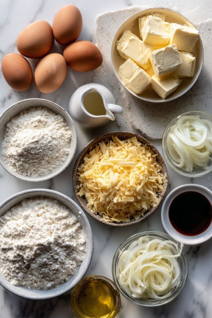 Mary Berry​ Cheese And Onion Quiche Recipe