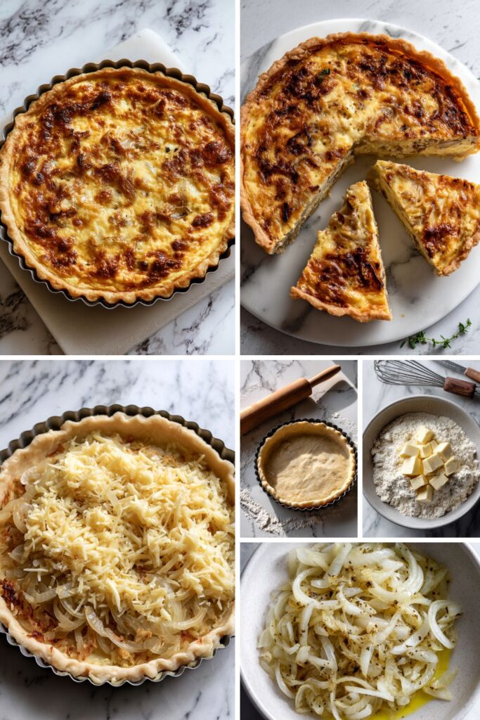 Mary Berry​ Cheese And Onion Quiche Recipe