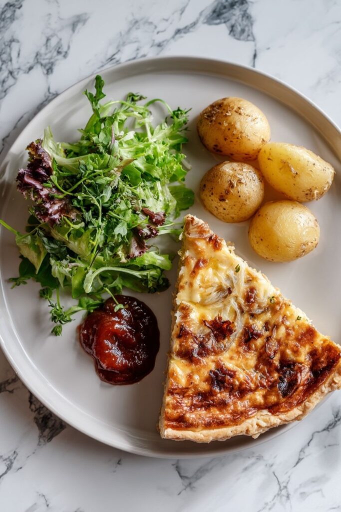 Mary Berry​ Cheese And Onion Quiche Recipe