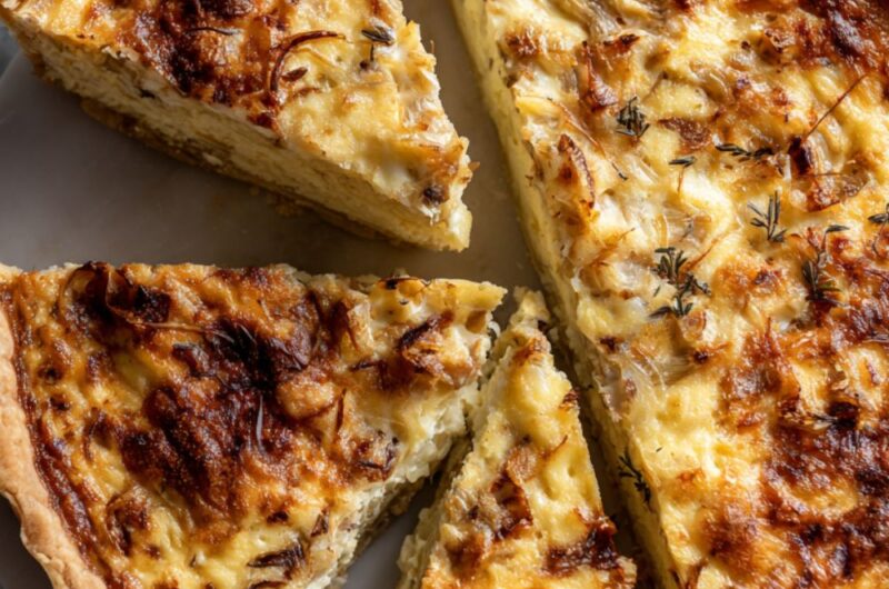 Mary Berry​ Cheese And Onion Quiche Recipe