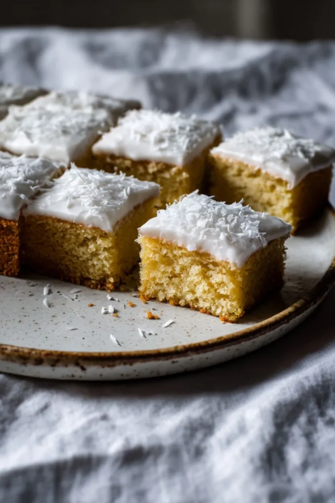 Mary Berry​ Coconut Traybake Recipe