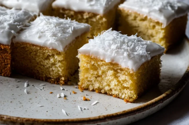 Mary Berry​ Coconut Traybake Recipe