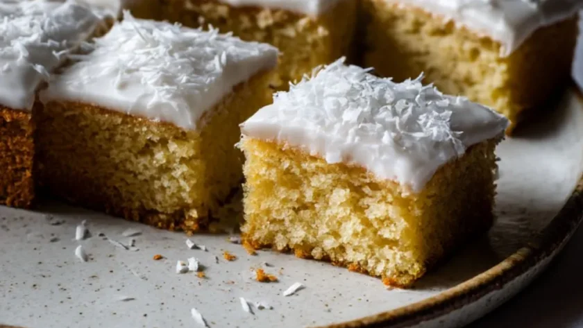 Mary Berry​ Coconut Traybake Recipe