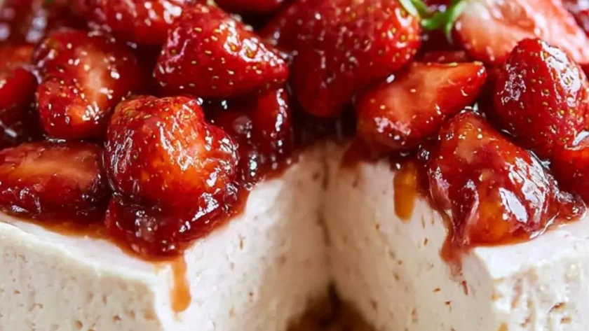 Mary Berry No Bake​ Strawberry Cheesecake