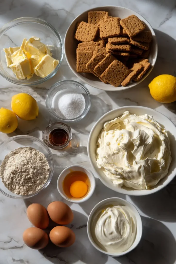 Mary Berry Lemon Cheesecake​ Recipe