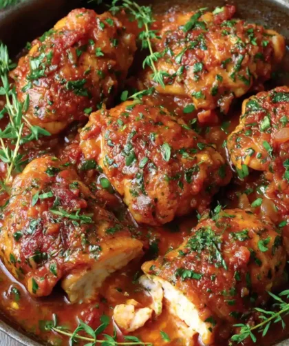 Mary Berry Mediterranean Chicken Thighs With Chorizo​ Recipe
