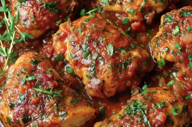 Mary Berry Mediterranean Chicken Thighs With Chorizo​ Recipe