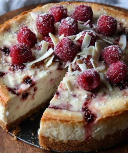 Mary Berry Raspberry And White Chocolate Cheesecake​ Recipe