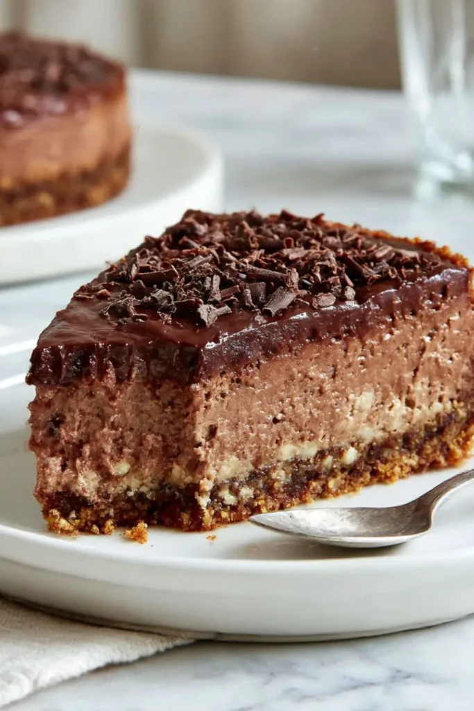 Mary Berry No Bake​ Chocolate Cheesecake