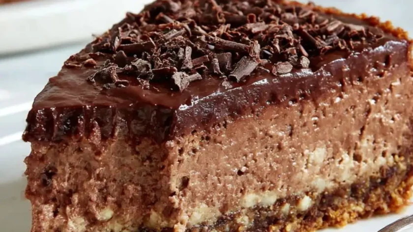 Mary Berry No Bake​ Chocolate Cheesecake
