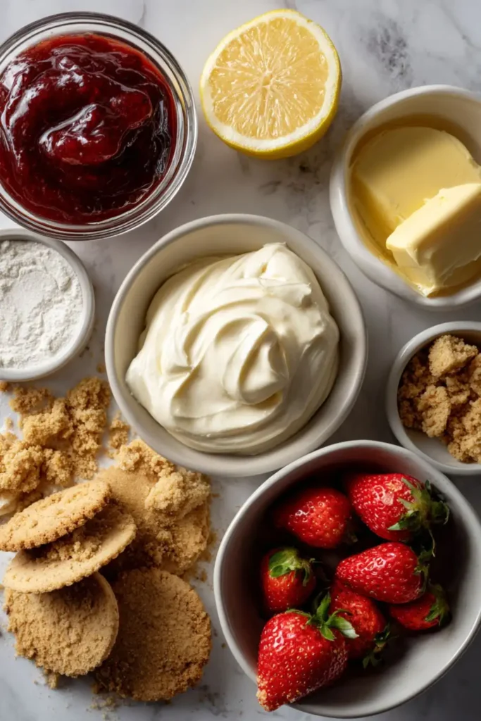 Mary Berry No Bake​ Strawberry Cheesecake