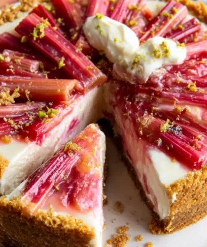 Mary Berry Rhubarb Cheesecake​ Recipe