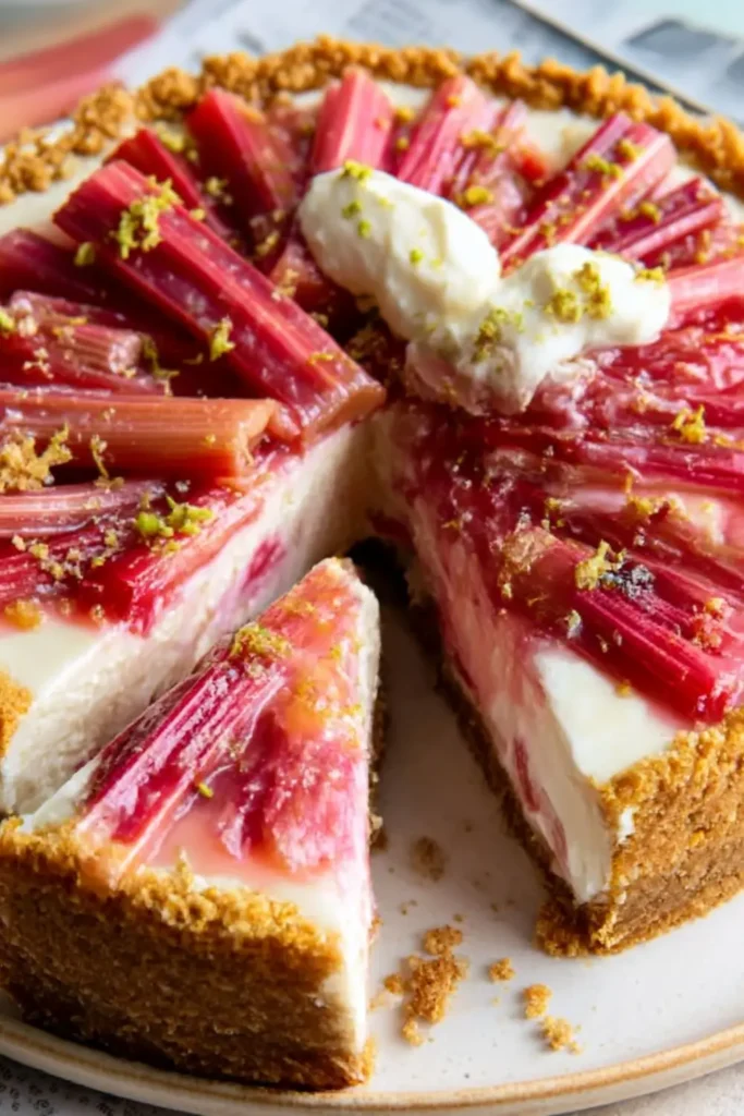Mary Berry Rhubarb Cheesecake​ Recipe