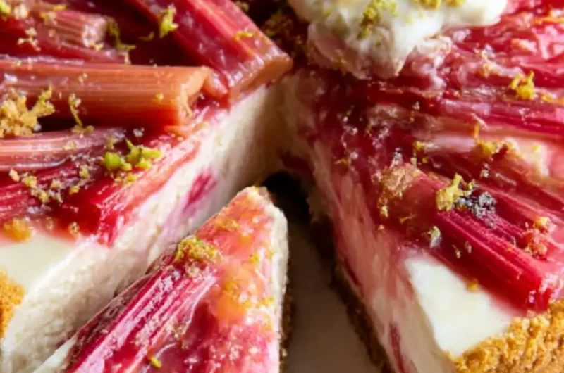 Mary Berry Rhubarb Cheesecake​ Recipe