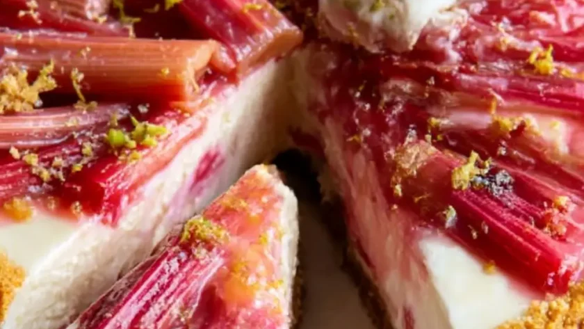 Mary Berry Rhubarb Cheesecake​ Recipe
