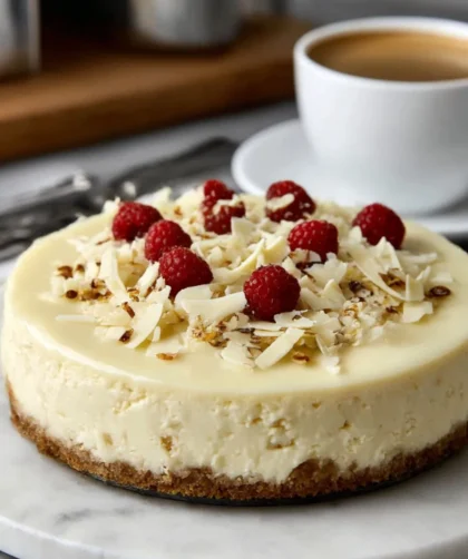 Mary Berry White Chocolate Cheesecake​ Recipe