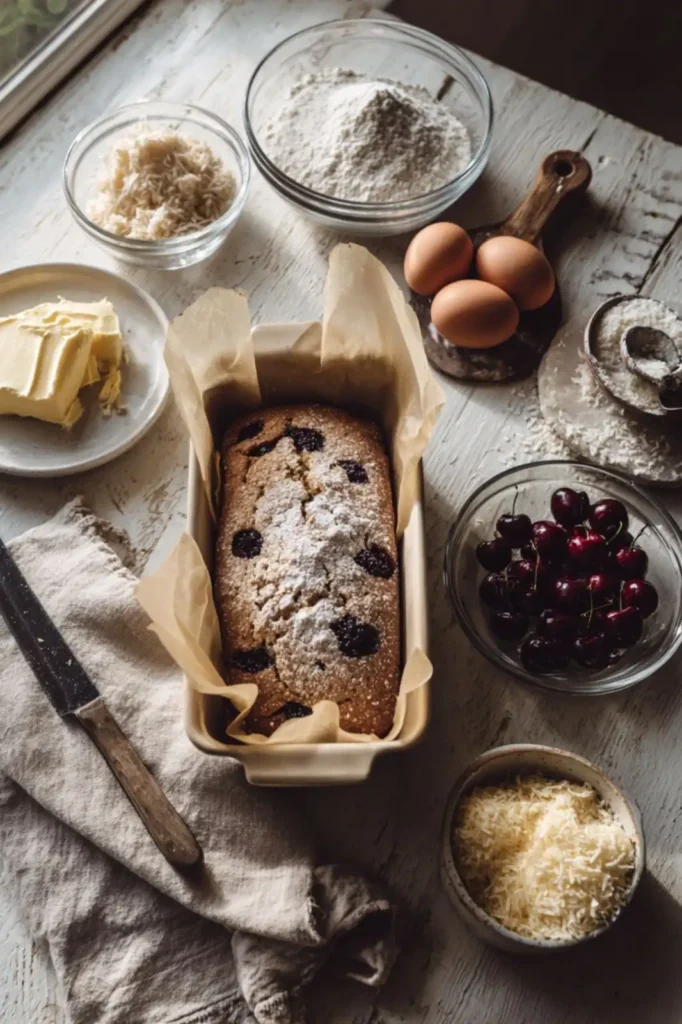 Mary Berry​ Cherry And Coconut Cake Recipe