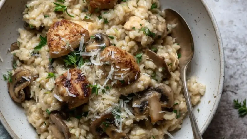Mary Berry Chicken And Mushroom Risotto​ Recipe