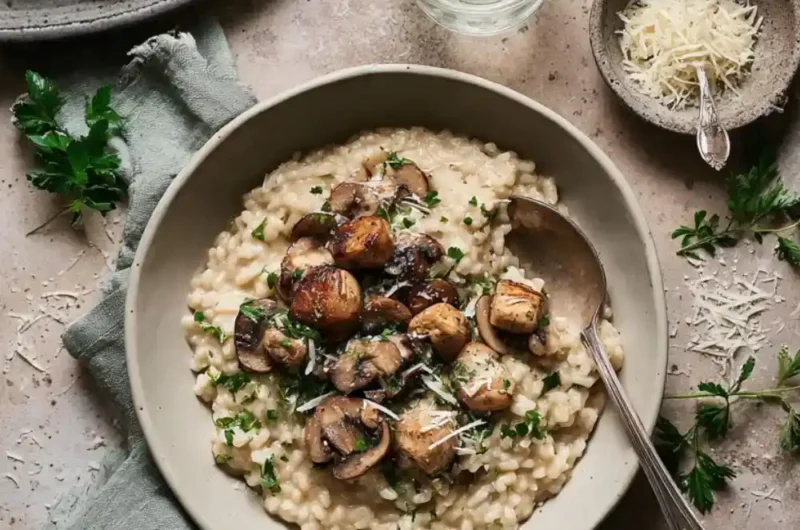 Mary Berry Chicken And Mushroom Risotto​ Recipe