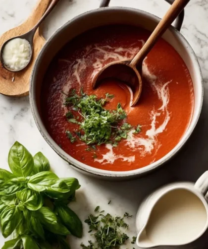 Mary Berry​ Tomato And Basil Soup Recipe