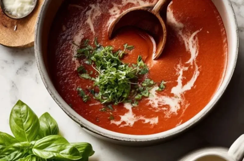 Mary Berry​ Tomato And Basil Soup Recipe