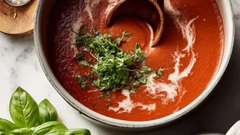Mary Berry​ Tomato And Basil Soup Recipe