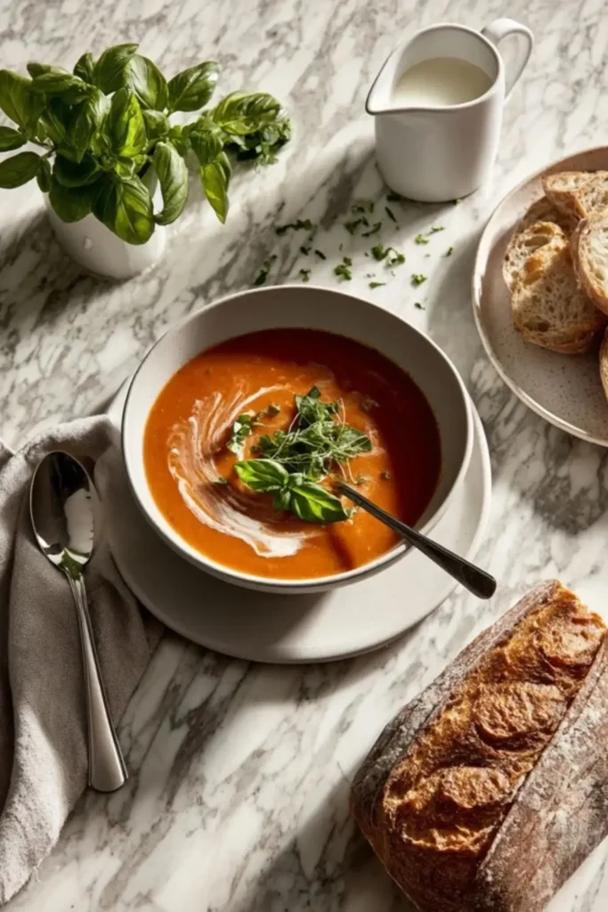 Mary Berry​ Tomato And Basil Soup Recipe