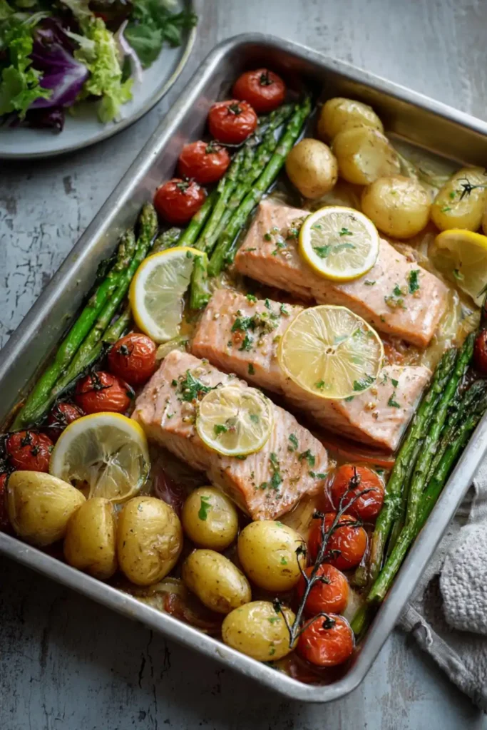Hairy Bikers Salmon Tray Bake Recipe