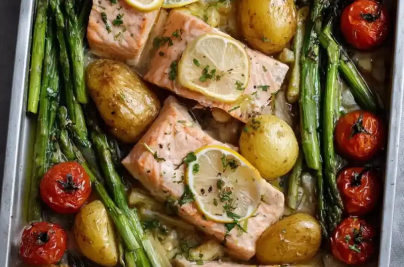 Hairy Bikers Salmon Tray Bake Recipe