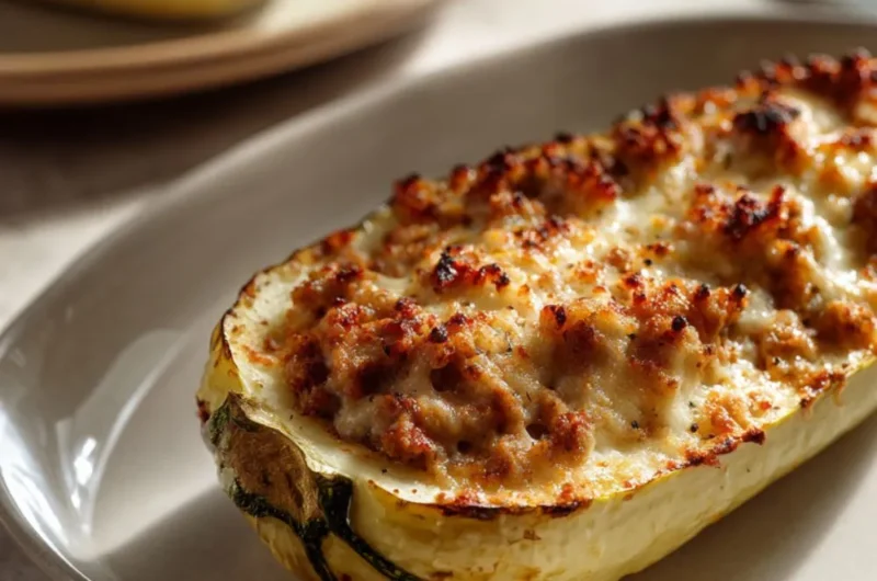 Hairy Bikers Stuffed Marrow Recipe